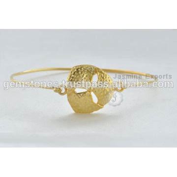 Design de Pulseira de Ouro de Vermeil Fantasia Handmade